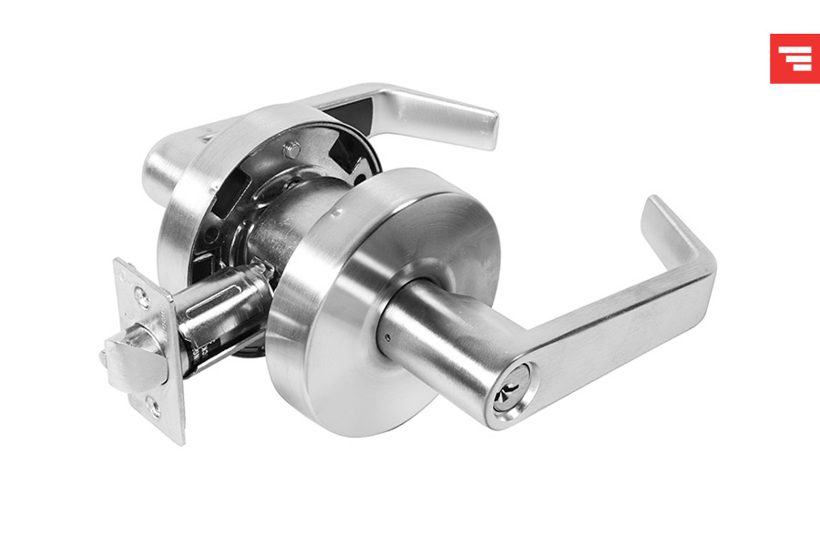 Entry Lawrence 5300 Series Cylindrical Grade 2 Standard Duty Commercial Lever 